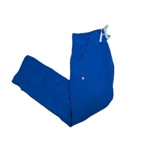 Figs Kade Cargo Ceil Blue Scrub Pants, Size M